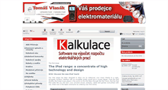 Desktop Screenshot of elektro-material.cz